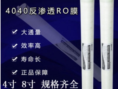 孚诺泰苦咸水4040 8040水处理高压ro反渗透膜纯净水过滤元件4寸图2