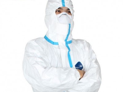 杜邦Tyvek 1422防护服连体带帽防化服防尘服防感染医用救援特卫强图3