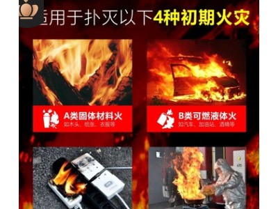 烈火英雄980ml家用车载不锈钢灭火器 简易式水基型灭火器图3