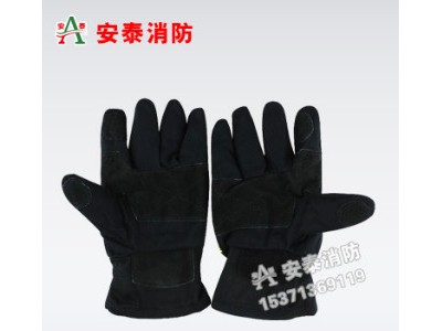 02款防救援手套批发 消防员救援灭火防护手套 阻燃隔热消防手套图3