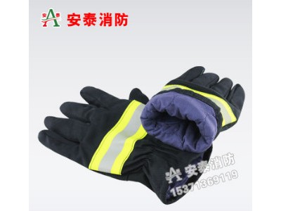 02款防救援手套批发 消防员救援灭火防护手套 阻燃隔热消防手套图2