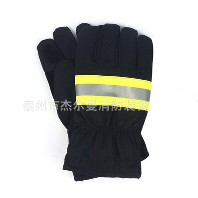 厂家批发灭火防护隔热救援手套 防火阻燃加厚消防灭火手套图5