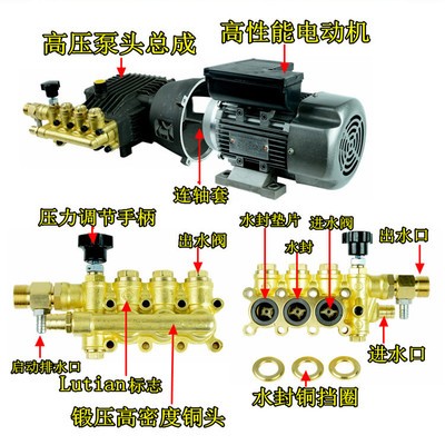 供应苏州LT-19MF电动高压清洗机 绿霸380V工业用护板格栅冲洗机图5