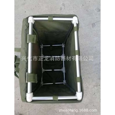 水带背包森林消防水带背包帆布包消防员救援铝合金框架双肩包图3