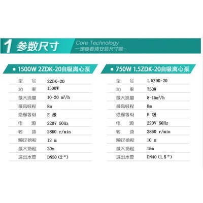 750w家用增压泵自来水增压泵自吸泵水井里抽水泵洗车泵另自动功能图3