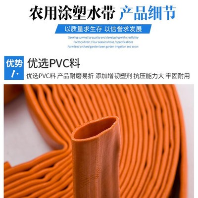 水带1寸1.5寸2寸3寸4寸农用灌溉花园浇水高压消防帆布水管高压图4