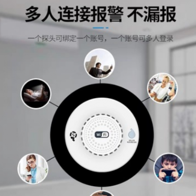 NB智能烟雾报警器厨房家用智慧消防连手机联网无线WiFi烟感探测器图3