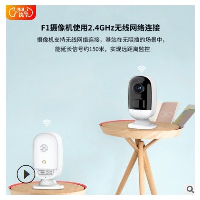 新款私模太阳能摄像头 WiFi电池监控器 低功耗套装监控摄像头厂家图3